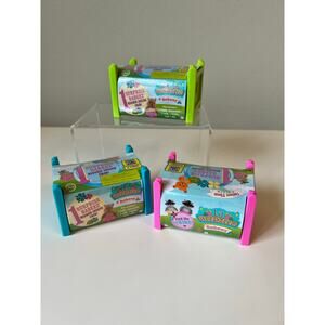 Lil Woodzeez Babeez Pink Stackable Crib Mystery Surprise Baby Sealed